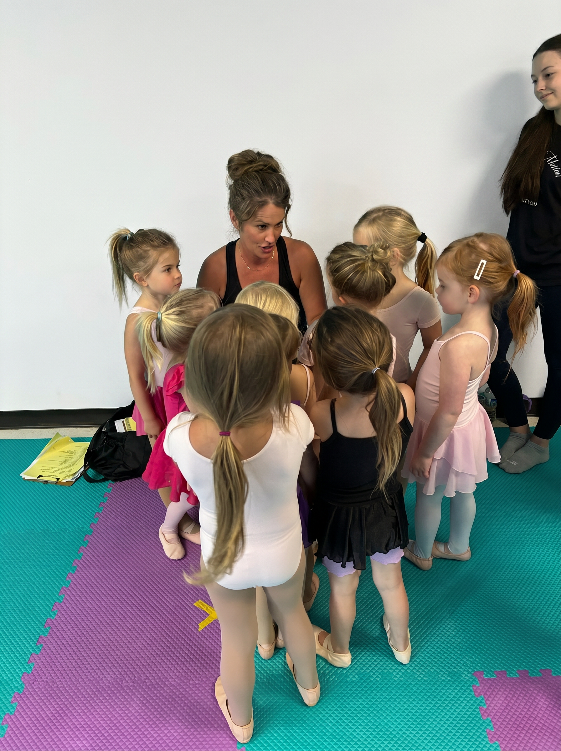Mrs. Tabitha teaching the little ones